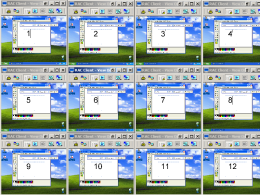 Observing lesson in computer class after the connection is made. By double-clicking on the title of the selected window you may go to the 100% display. For going back to the reduced display double-click again. After the connection is ended the position of the windows is saved so that in the next lesson when the connection is made again the windows are positioned in the same way.RAC - Remote Desktop, Remote Access, Remote Support, Service Desk, Remote Administration.