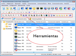 Herramientas. RAC - Software para el control remoto del PC y de la administracin alejada.