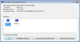 De la seleccin de los monitores. RAC - Software para el control remoto del PC y de la administracin alejada.