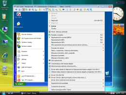 Manejo alejado del ordenador con el sistema operacional Windows® (800x600) - configuracin de las caractersticas de manejo mediante la barra de herramientas o el men. RAC - Software para el control remoto del PC y de la administracin alejada.